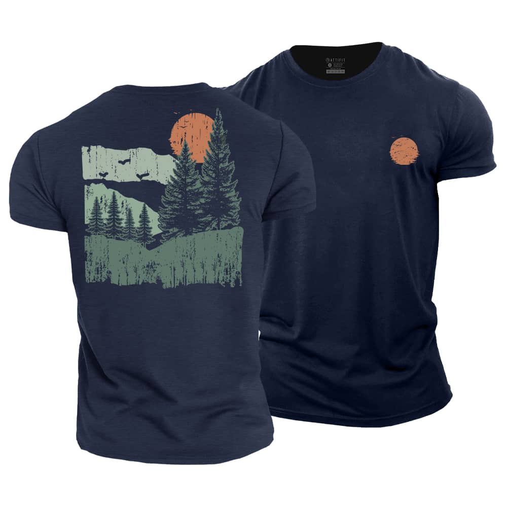 Mountain Dawn Cotton T-Shirt