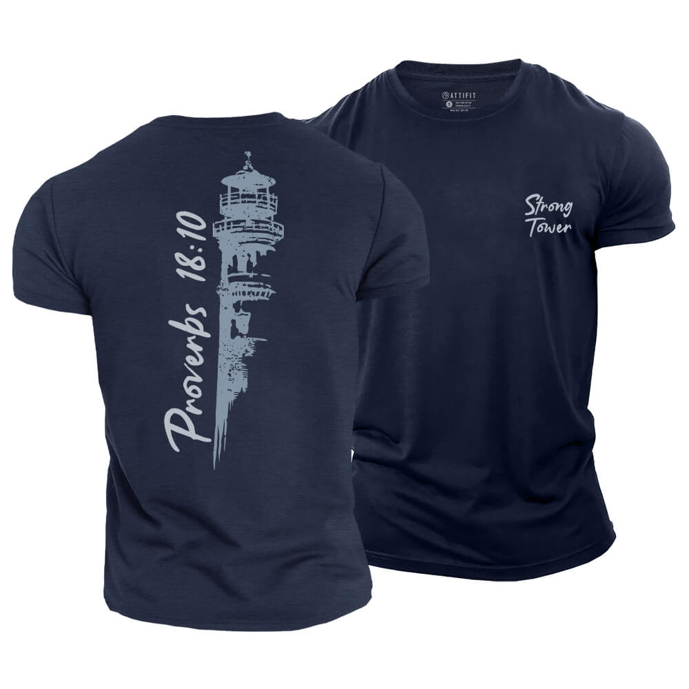 Strong Tower Cotton T-Shirt