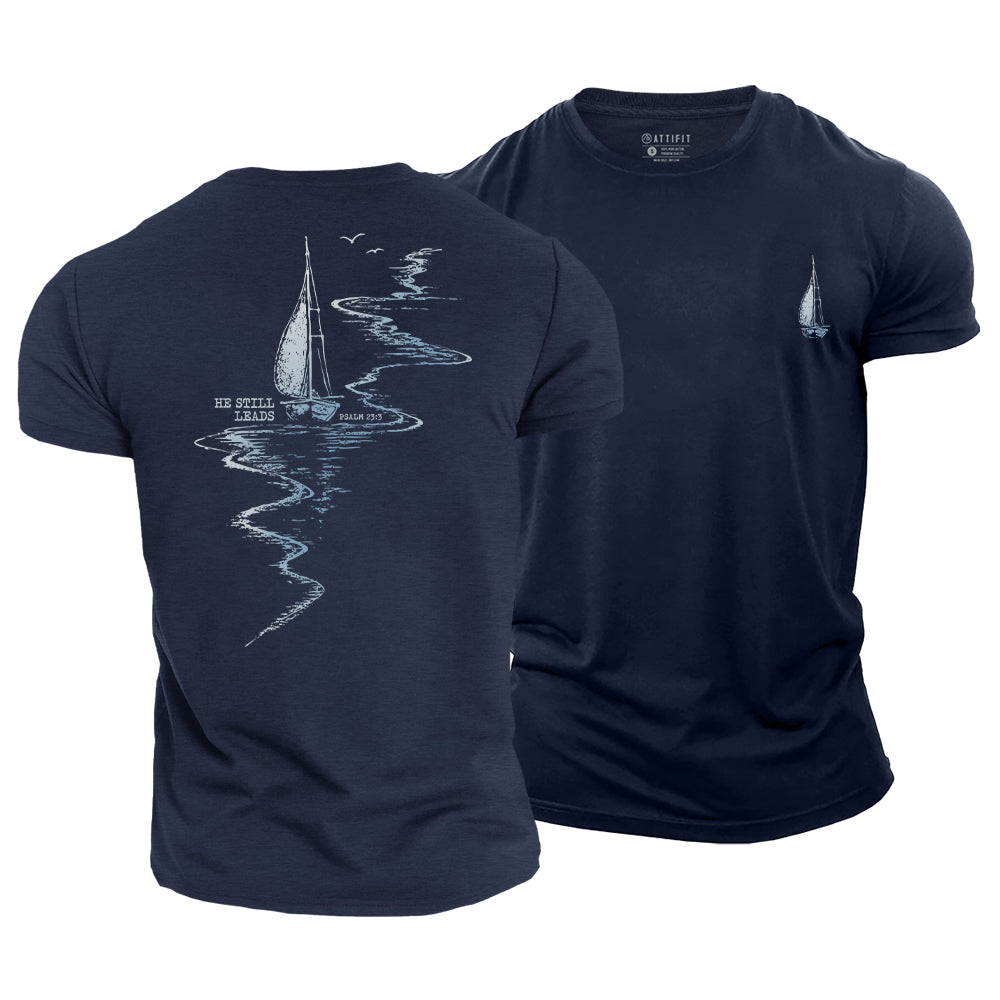 He Still Leads Cotton T-Shirt