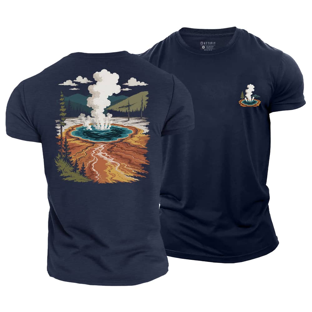Geyser Basin Cotton T-Shirt