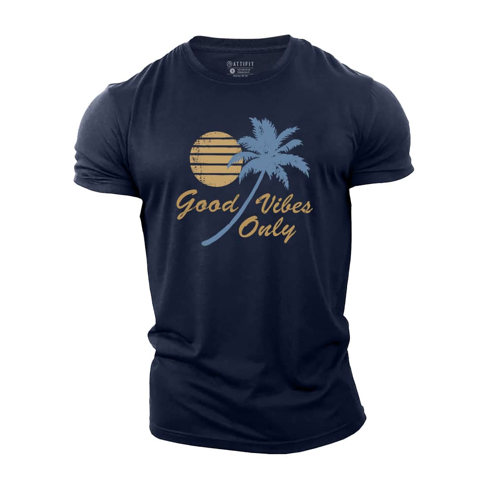 Good Vibes Only Cotton T-Shirt
