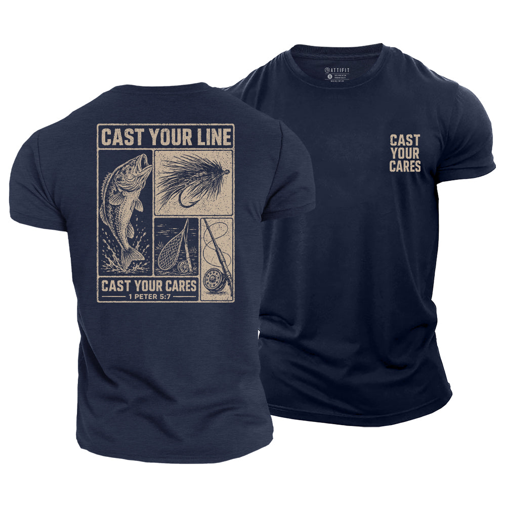1 Peter 5:7 Cotton T-Shirt