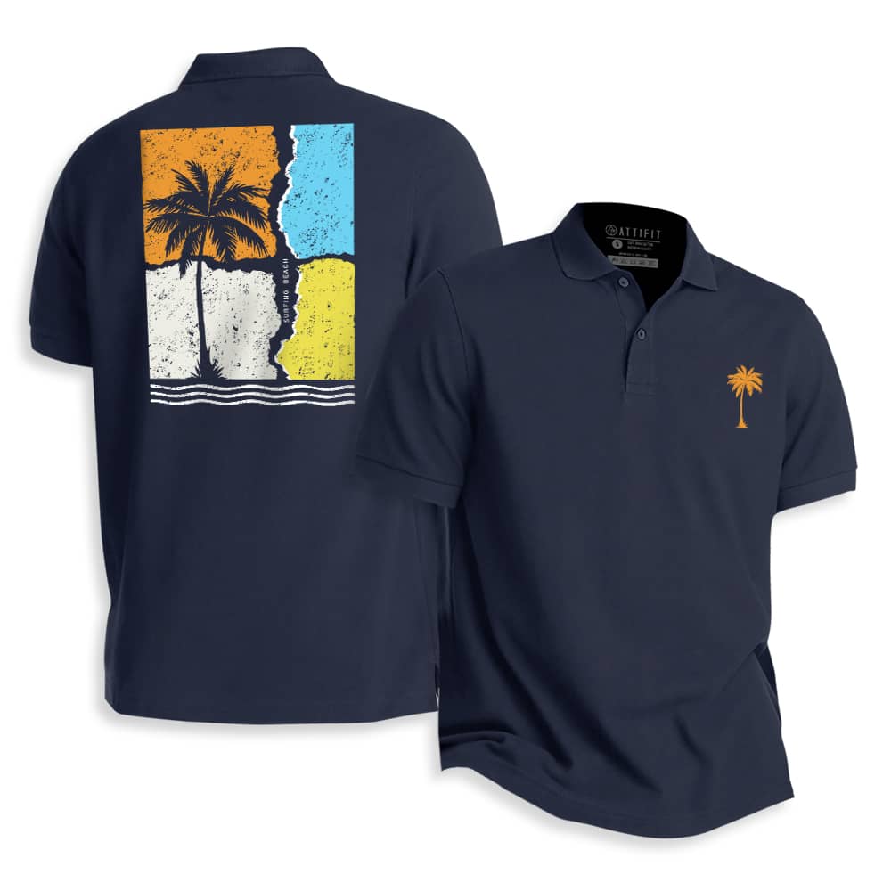 Summer Poster Polo Shirt