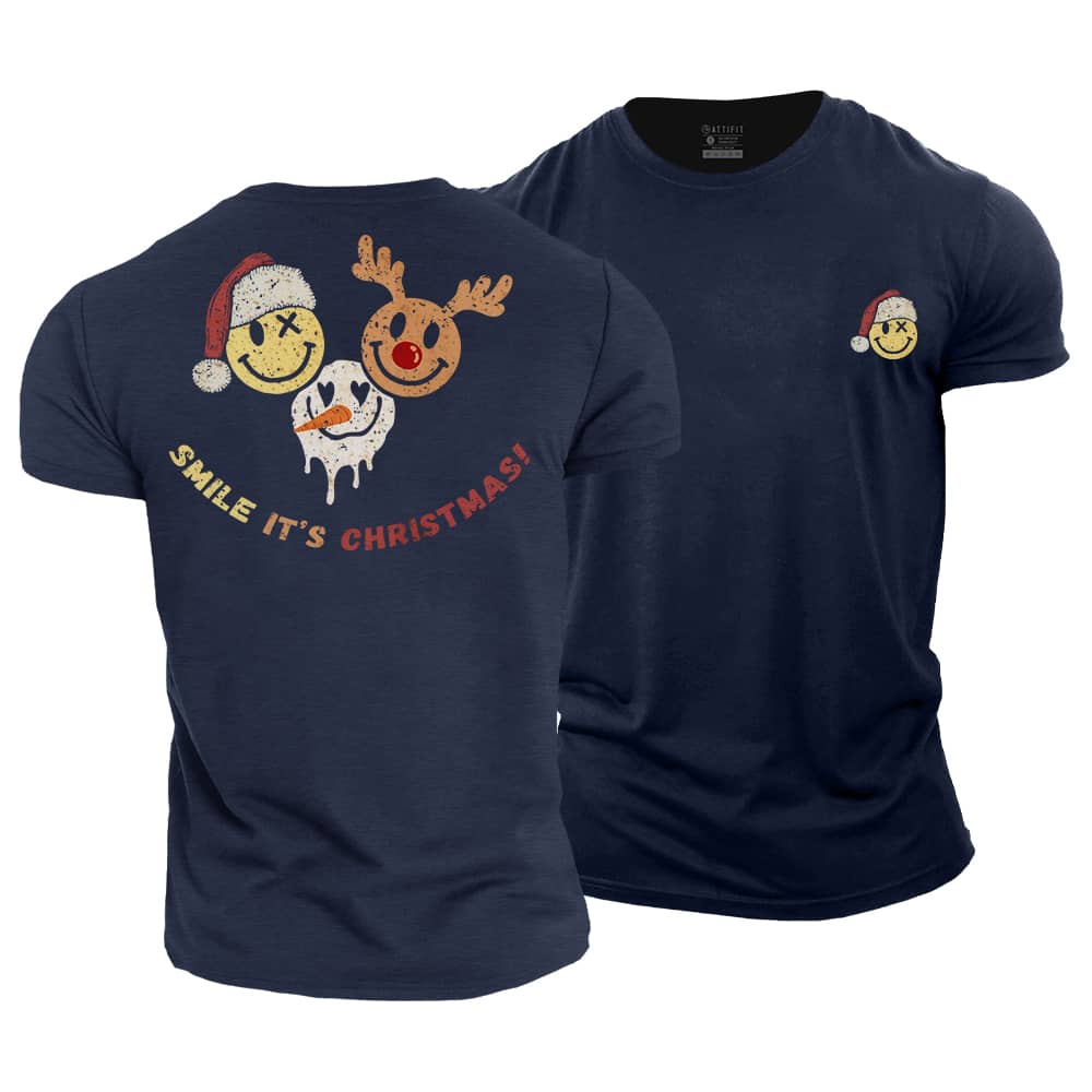 Smile At Christmas Cotton T-Shirt