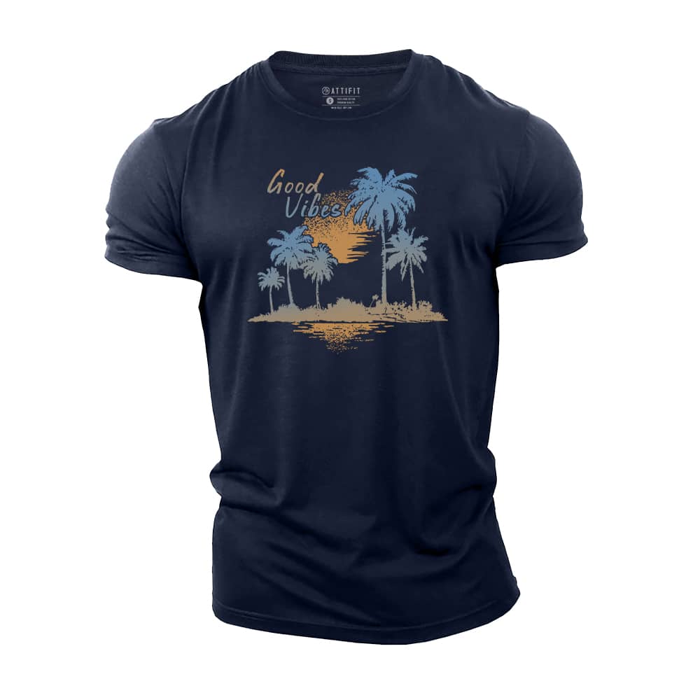 Good Vibes Palm Cotton T-Shirt