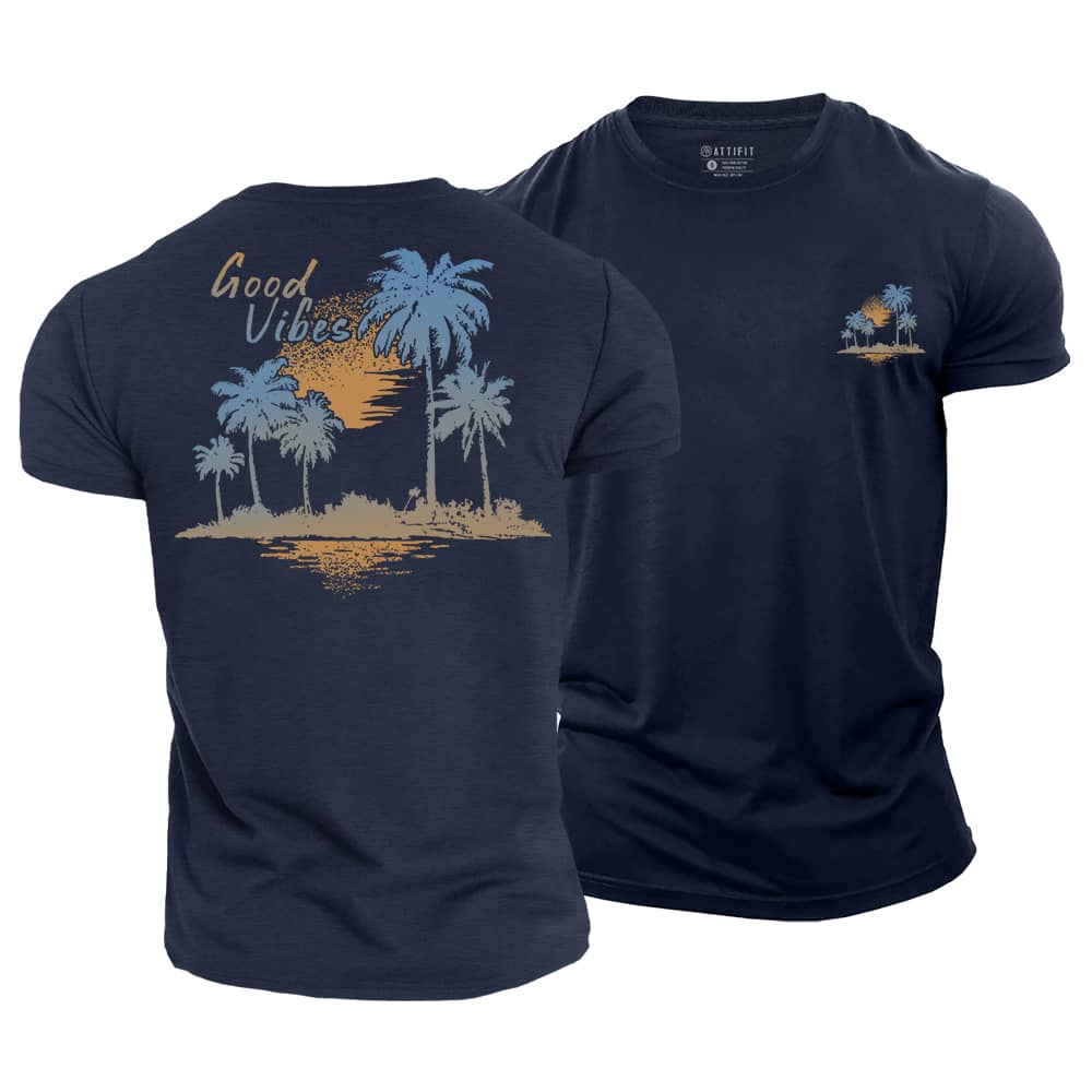 Good Vibes Palm Cotton T-Shirt