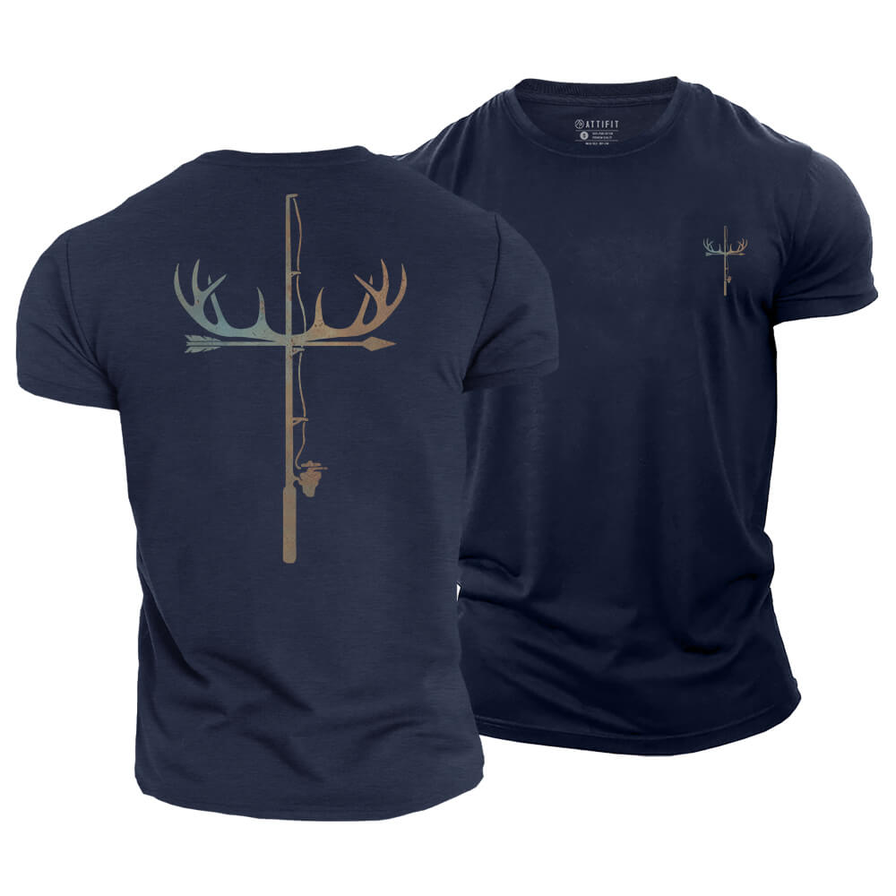 deer antler fishing pole Rod Cotton T-Shirt Best Fishing Rods and Slammer 7500 Regular fit. 2) Tool Tray/Holder Color:Orange