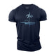 Blue Palm Cotton T-Shirt