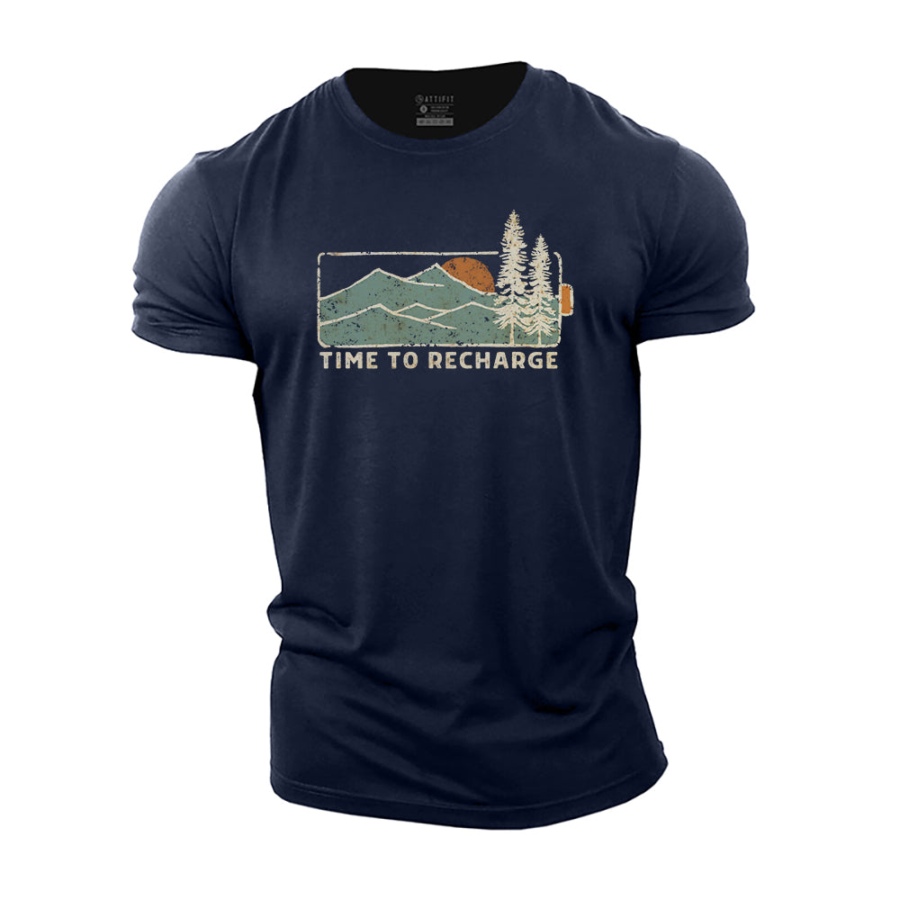 Time To Charge Cotton T-Shirt