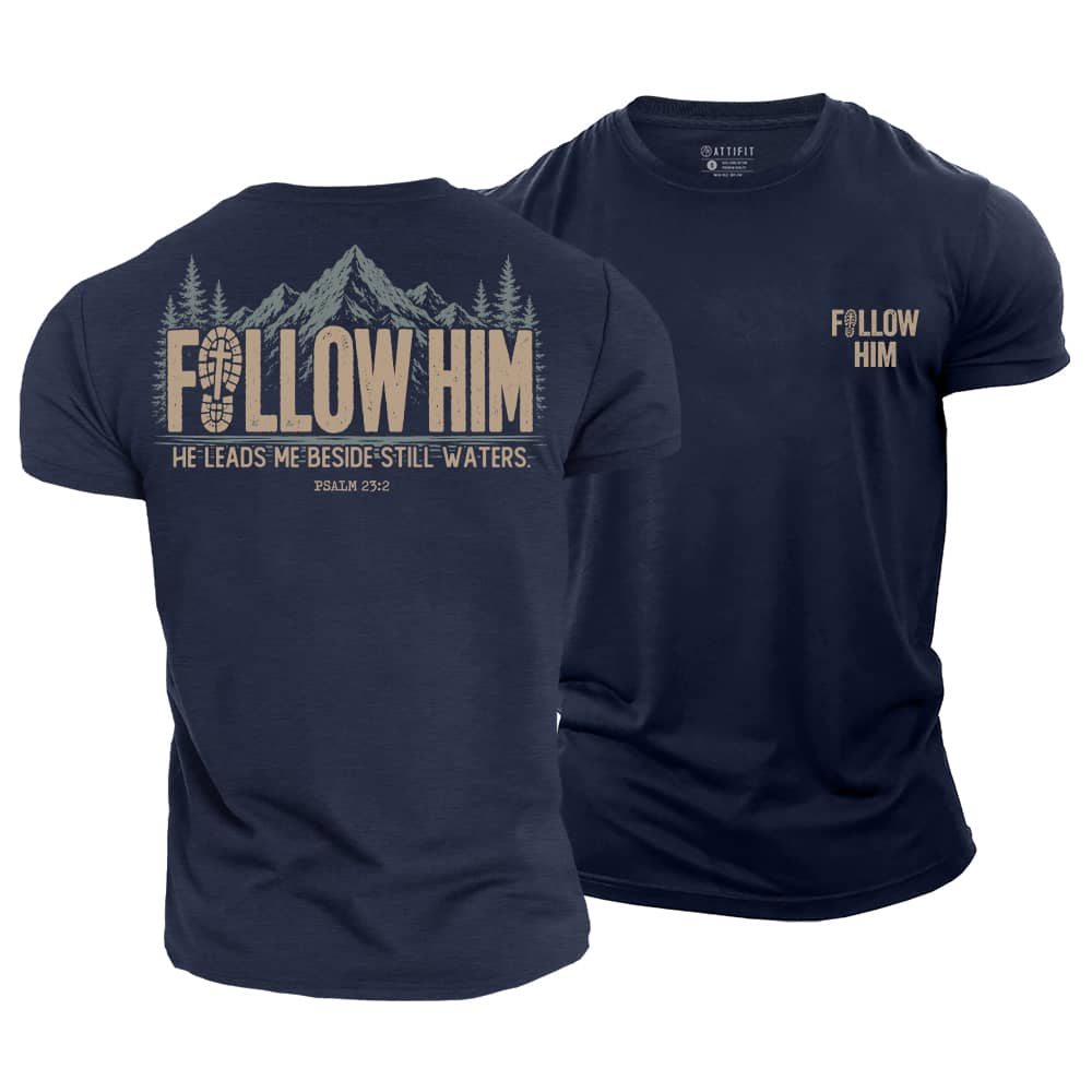 Follow Him Cotton T-Shirt