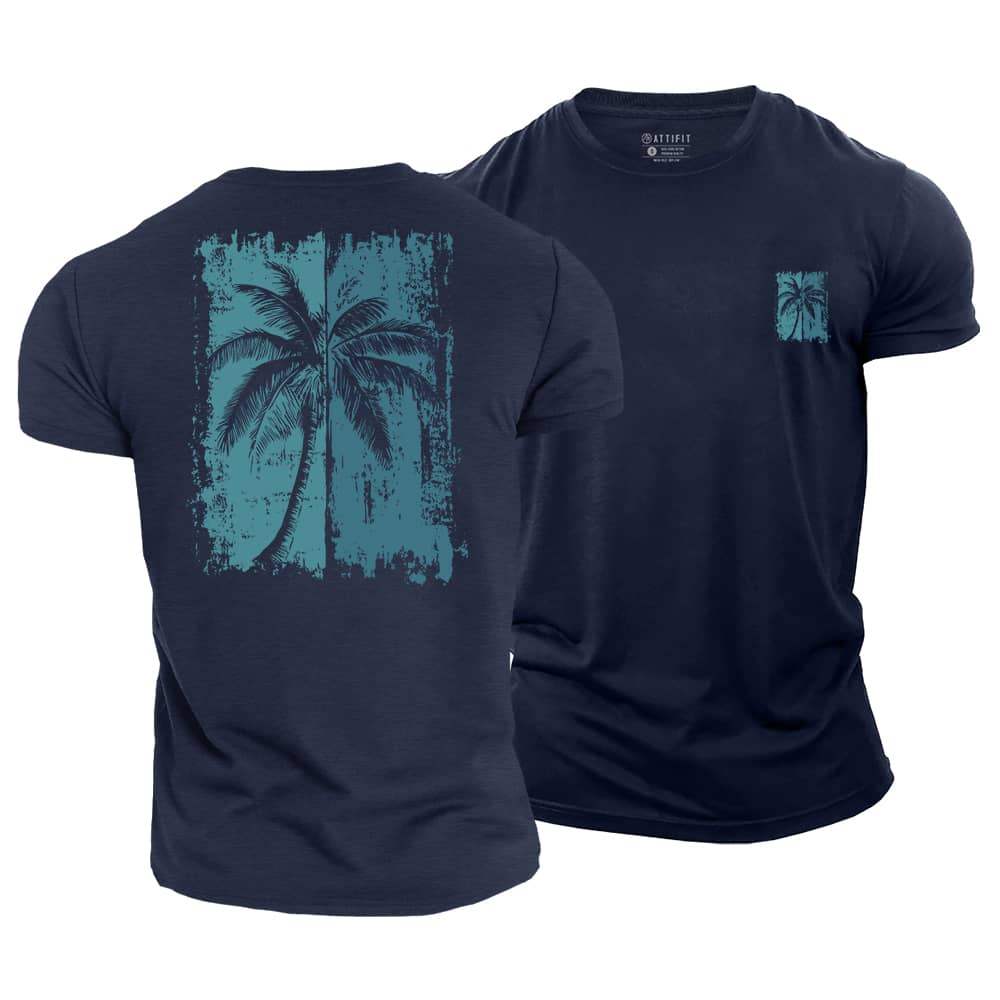 Palm Silhouette Cotton T-Shirt
