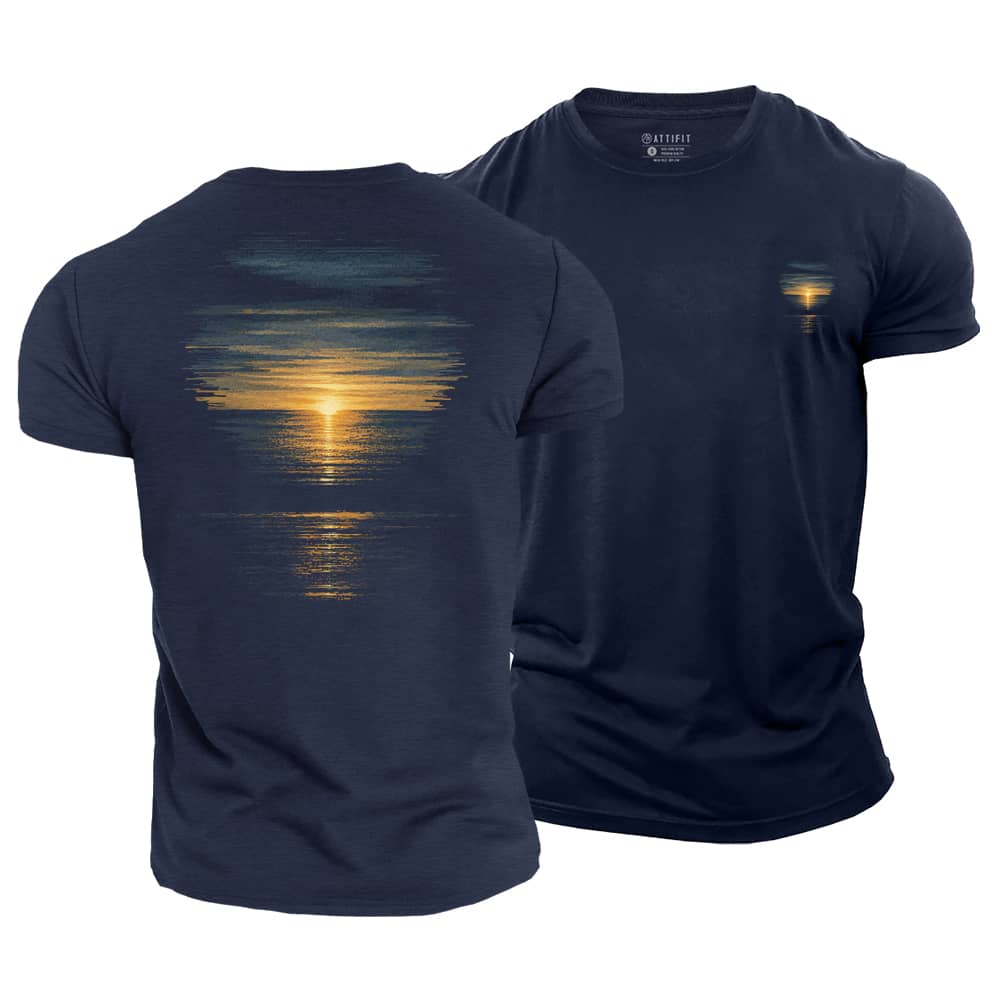 Ocean Afterglow Cotton T-Shirt