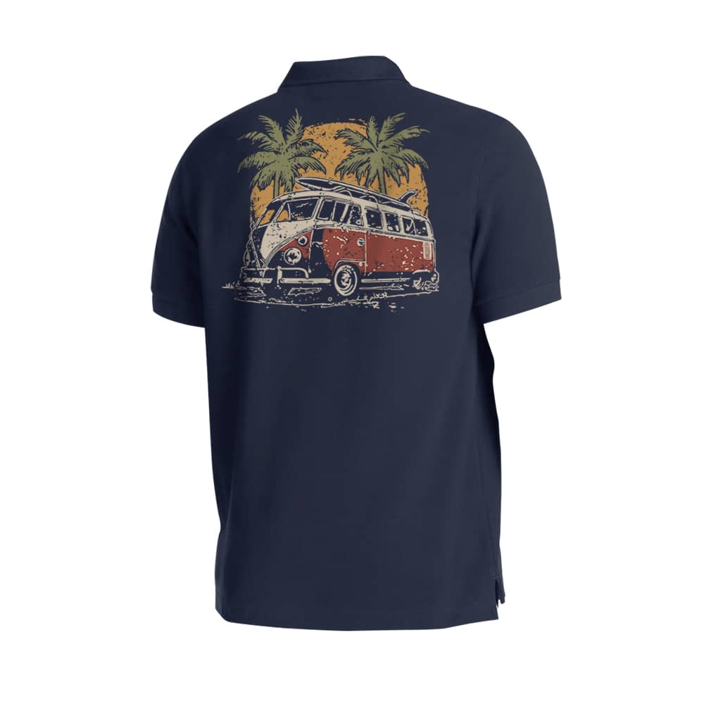 Bus Vacation Polo Shirt