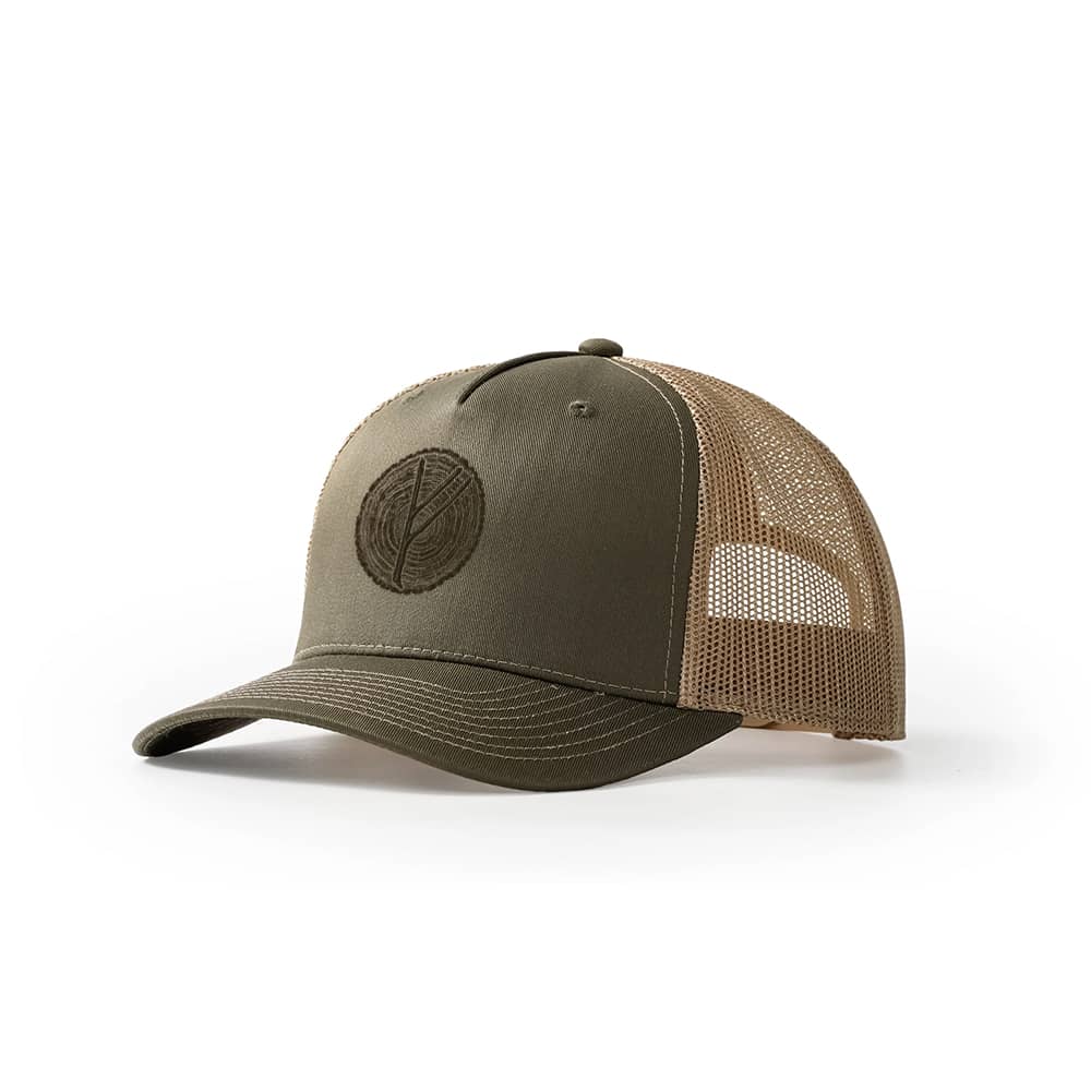 Tree Rings Fehu Runes Trucker Hat