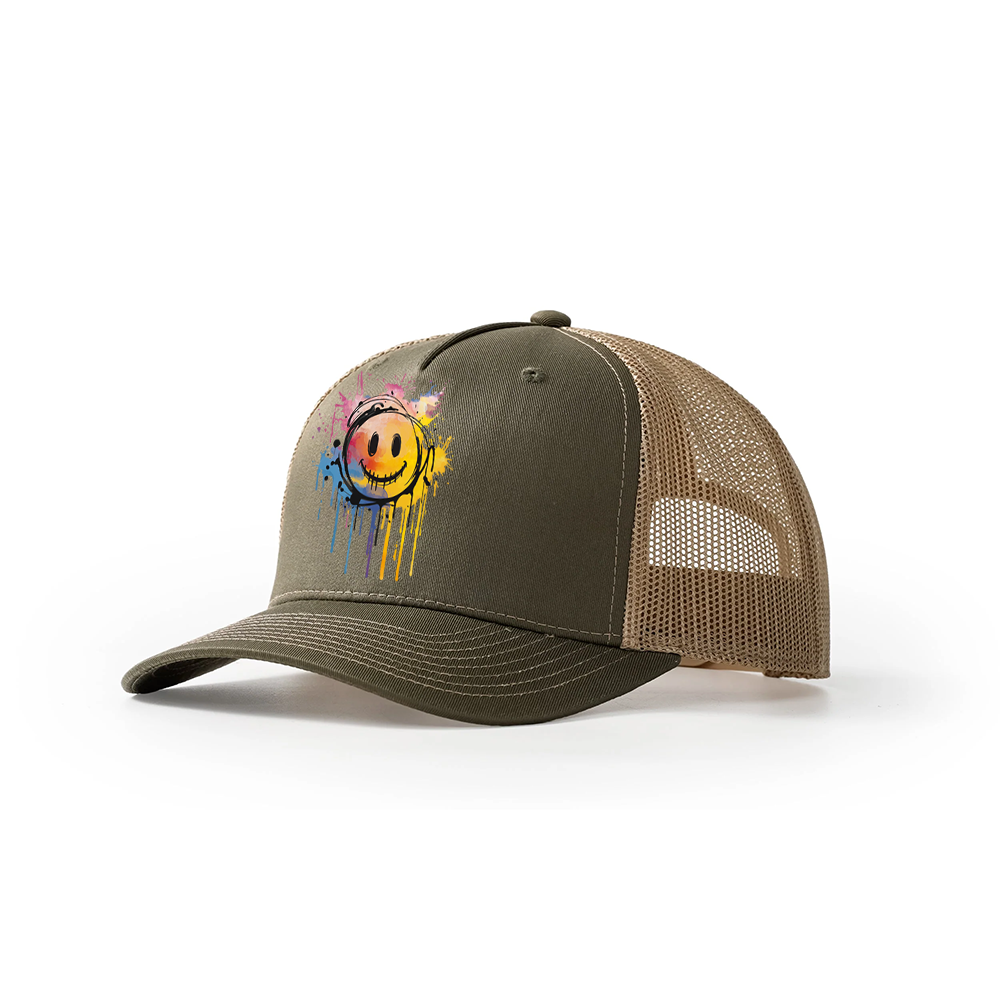 Gleeeful Smiley Trucker Hat