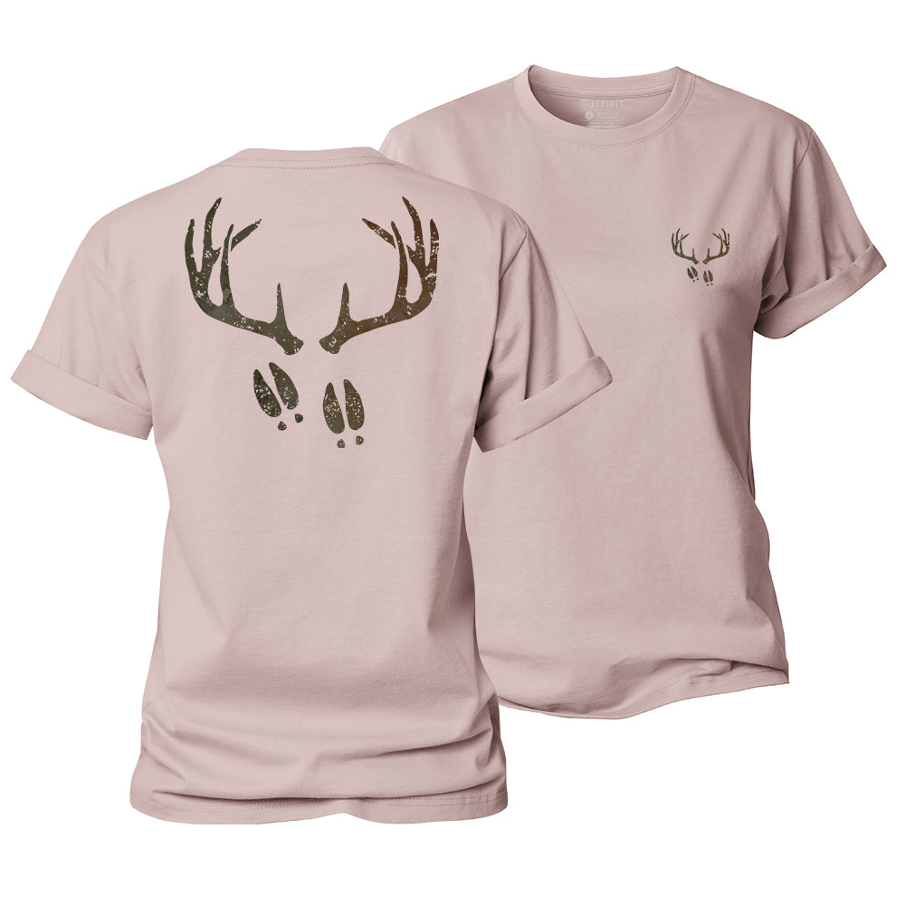 Antler Track Women's Cotton T-Shirt