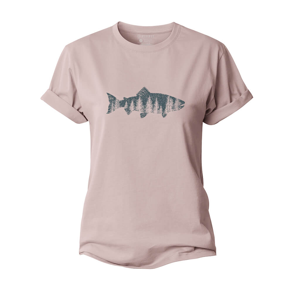 Fish Of The Forest Women's Cotton T-Shirt