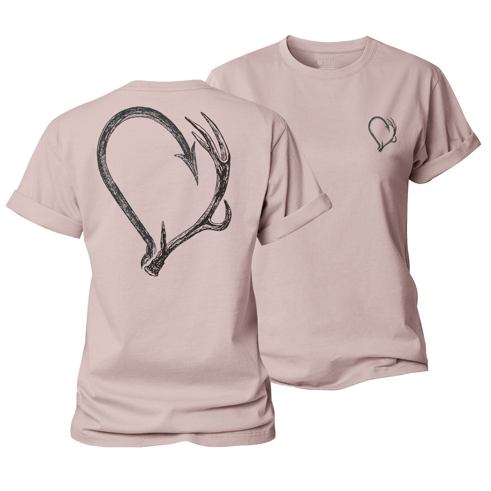 Hook Meets Antler Women's Cotton T-Shirt