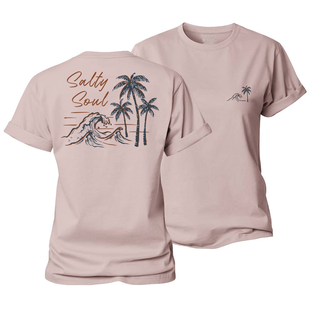 Salty Soul Women's Cotton T-Shirt