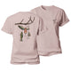 Antler Fish Hook Women's Cotton T-Shirt