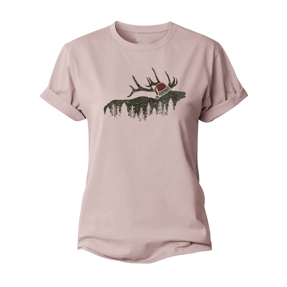 Christmas Wildlife Women's Cotton T-Shirt