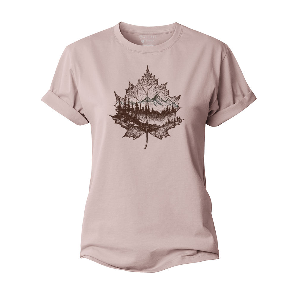 Leaf View Women's Cotton T-Shirt