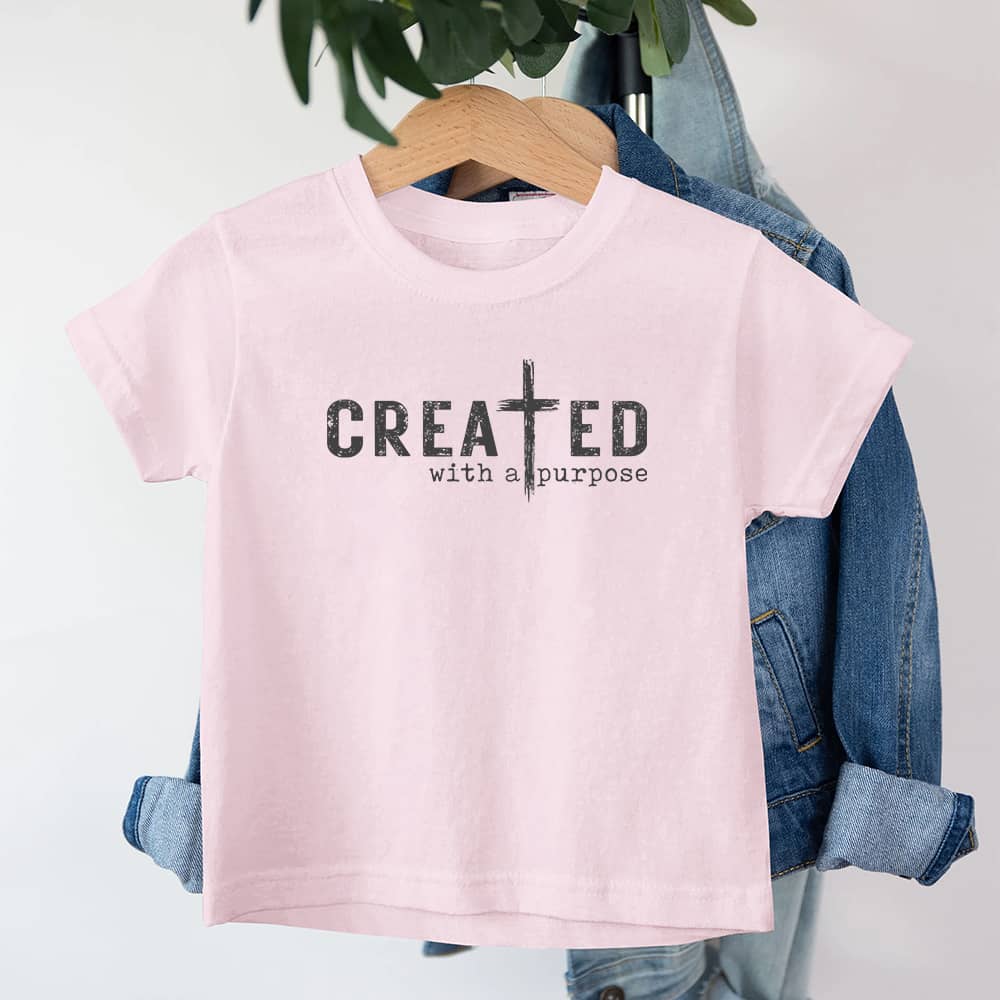 Created With A Purpose Youth Cotton T-Shirt