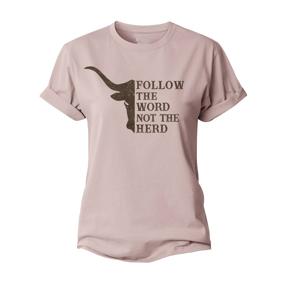 Follow The Herd Women's Cotton T-Shirt