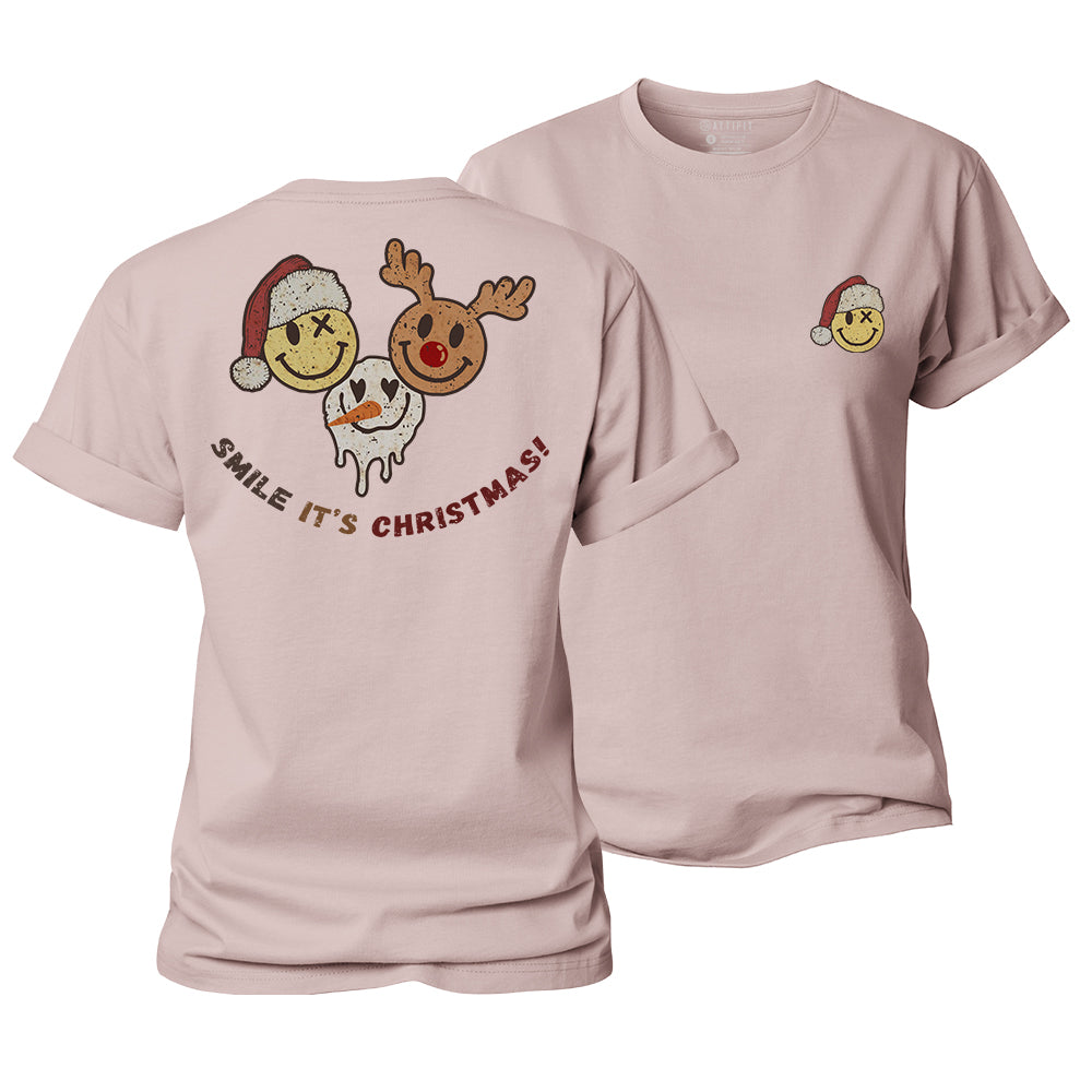 Smile At Christmas Women's Cotton T-Shirt