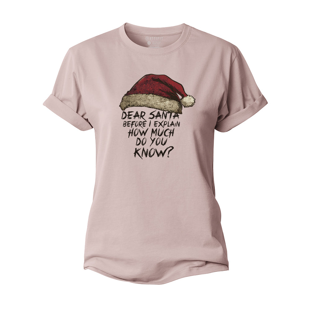 Dear Santa Women's Cotton T-Shirt