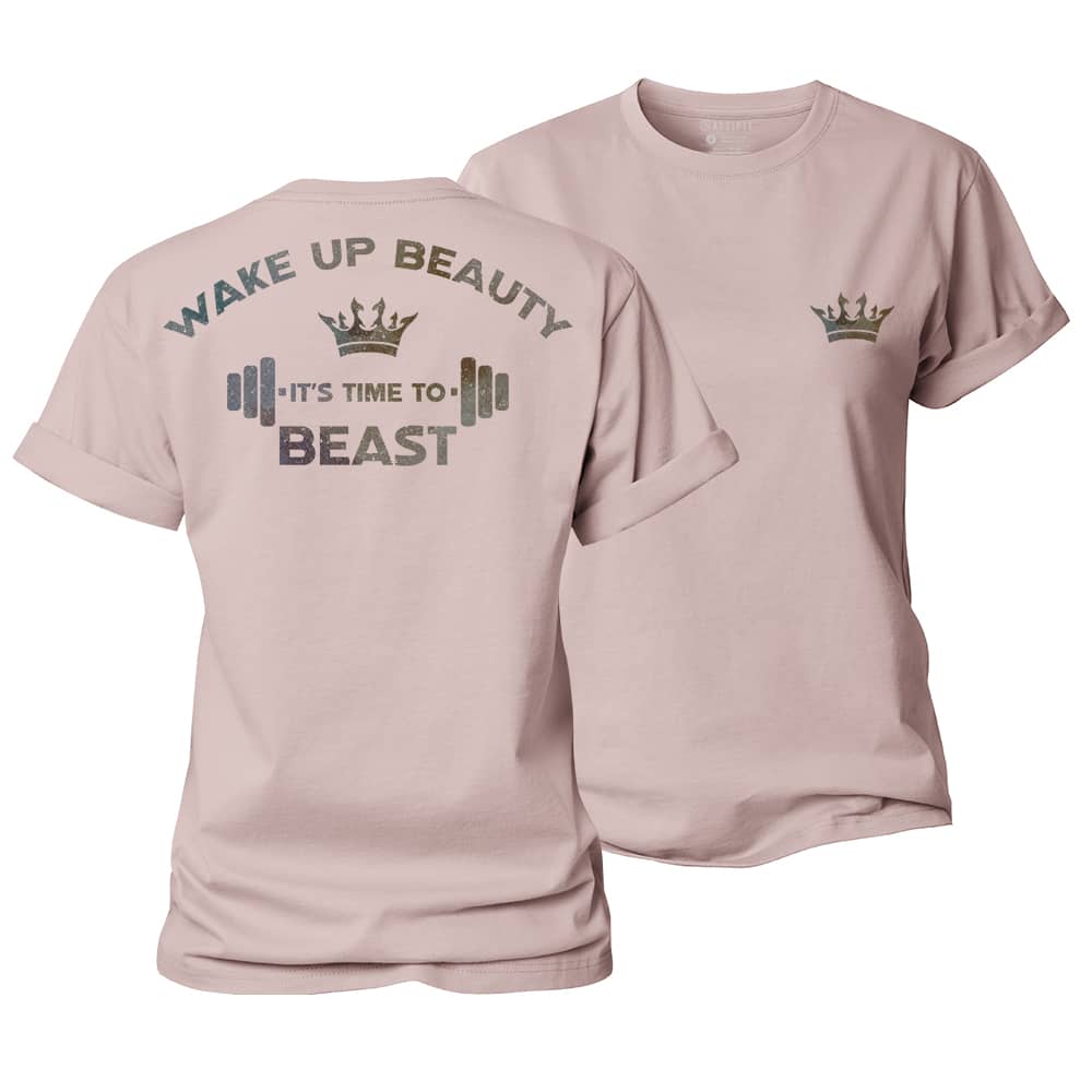 Wake Up Beauty Women's Cotton T-Shirt