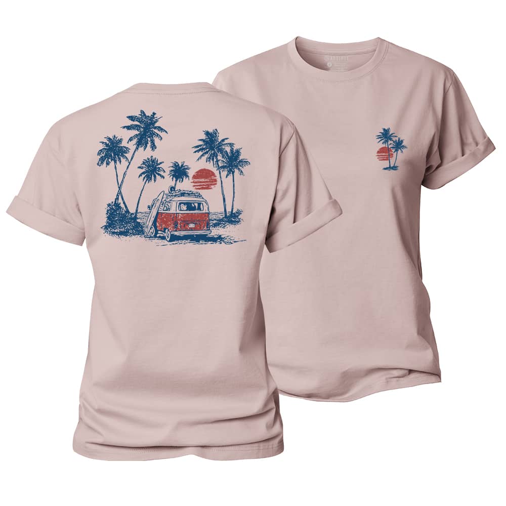 Seaside Bus Women's Cotton T-Shirt