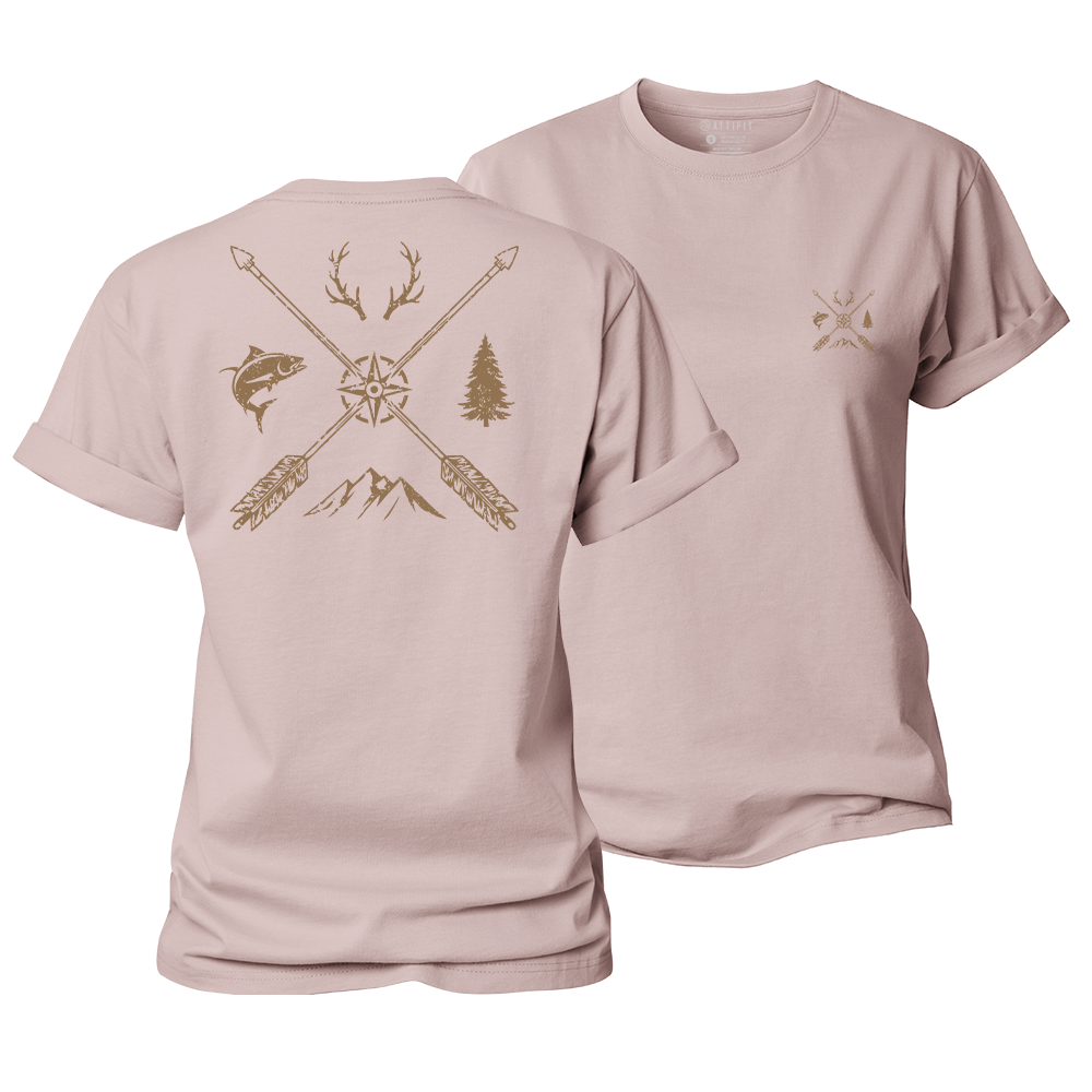Compass Nature Women's Cotton T-Shirt