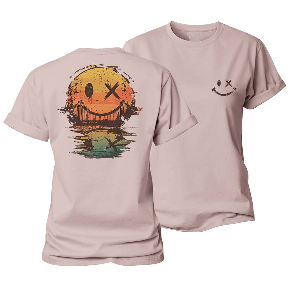 Smiley Lake Women's Cotton T-Shirt