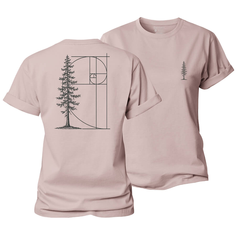 Golden Ratio Pine Women's Cotton T-Shirt