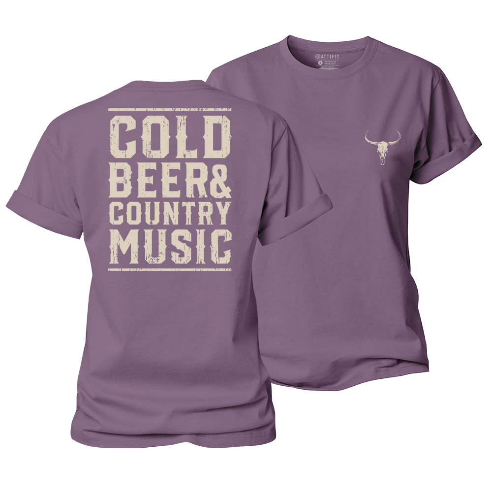 Cold Beer and Country Music Women's Cotton T-Shirt