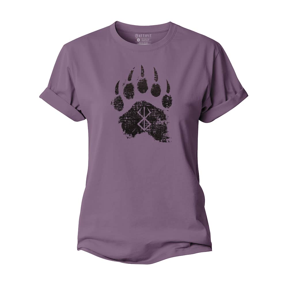 Berserker Rune Bears Paw Women's Cotton T-Shirt