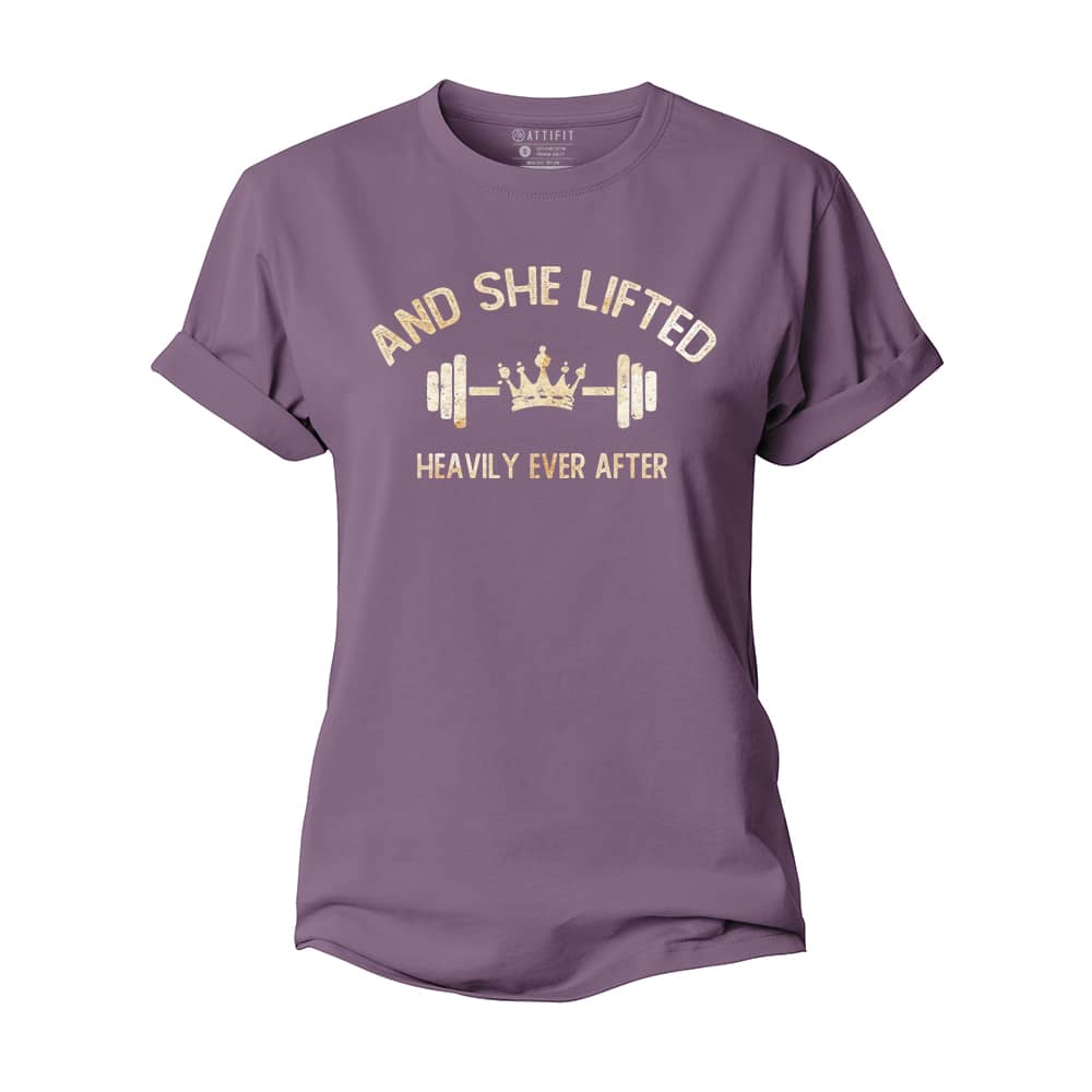 She Lifted Heavily Women's Cotton T-Shirt