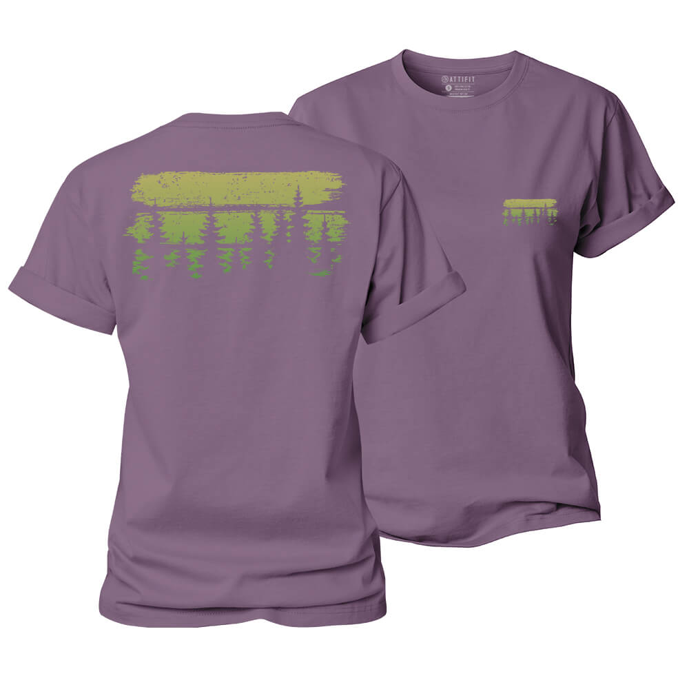 Green Forest Women's Cotton T-Shirt