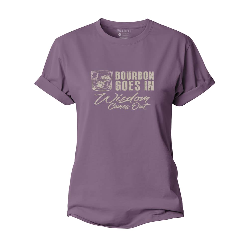 Bourbon Goes In Women's Cotton T-Shirt