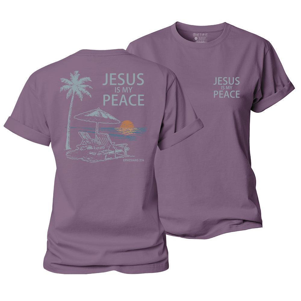 Jesus Is My Peace Women's Cotton T-Shirt