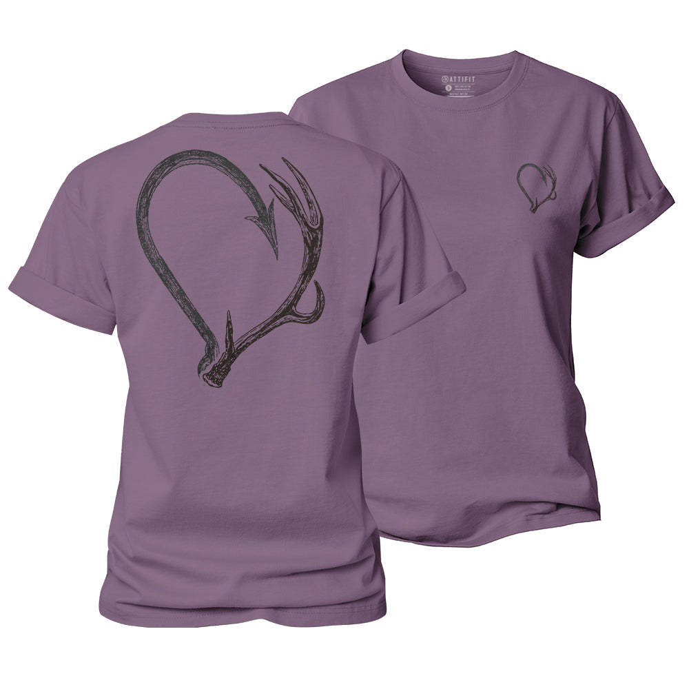 Hook Meets Antler Women's Cotton T-Shirt
