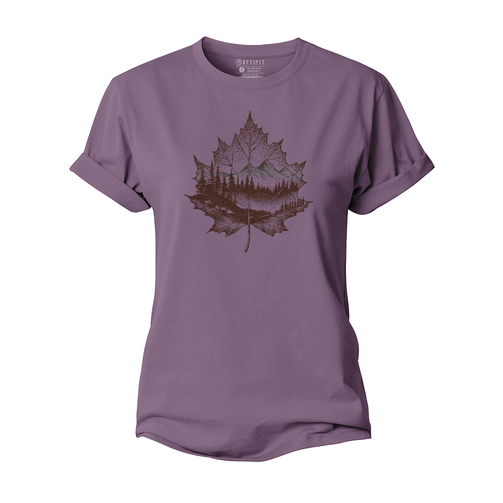 Leaf View Women's Cotton T-Shirt
