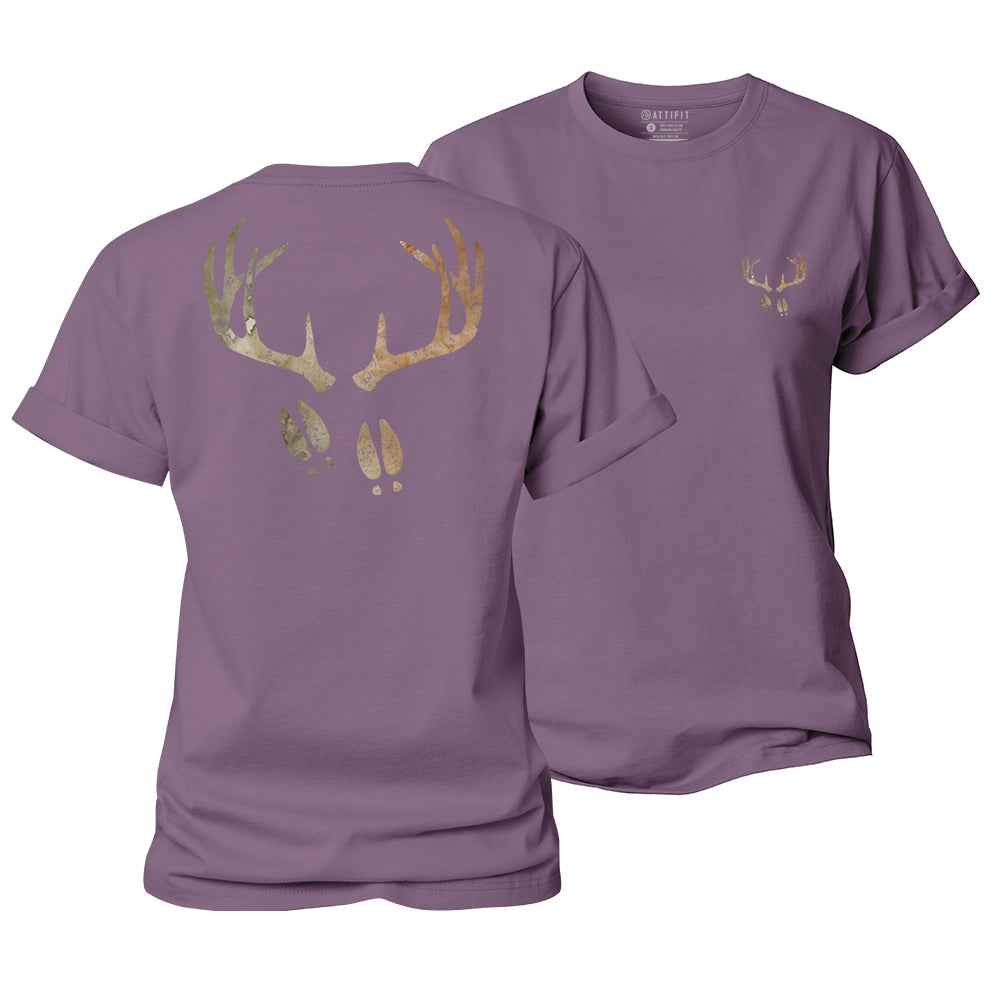 Antler Track Women's Cotton T-Shirt