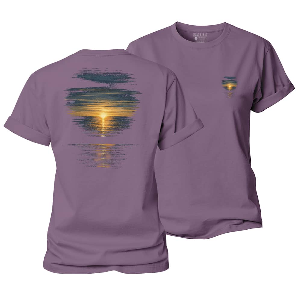 Ocean Afterglow Women's Cotton T-Shirt