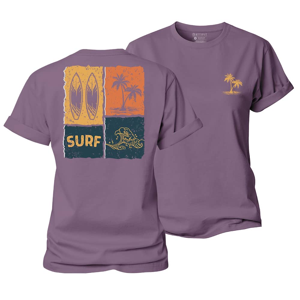 Surf Poster Women's Cotton T-Shirt