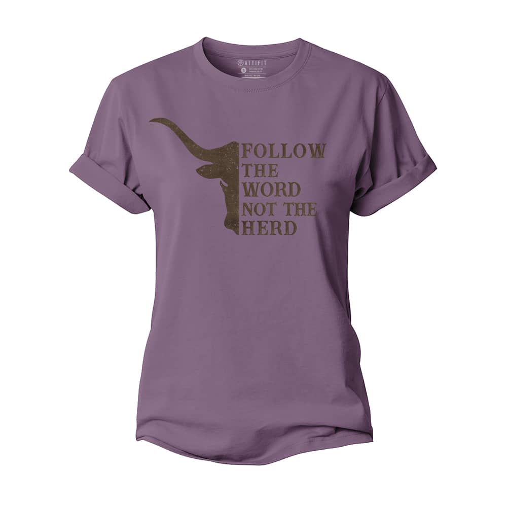 Follow The Herd Women's Cotton T-Shirt