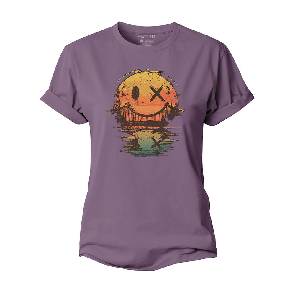 Smiley Lake Women's Cotton T-Shirt