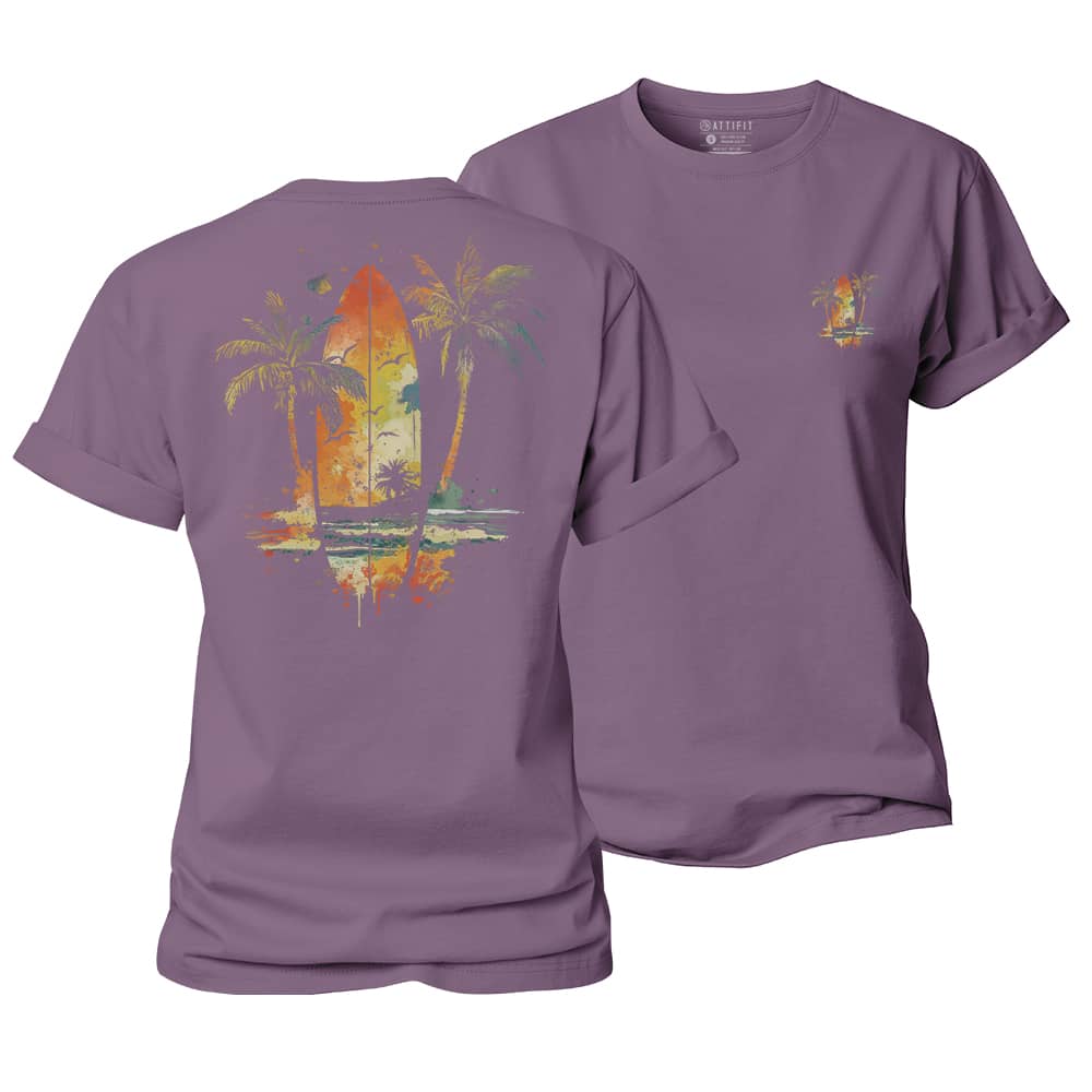 Beach Surfing Women's Cotton T-Shirt