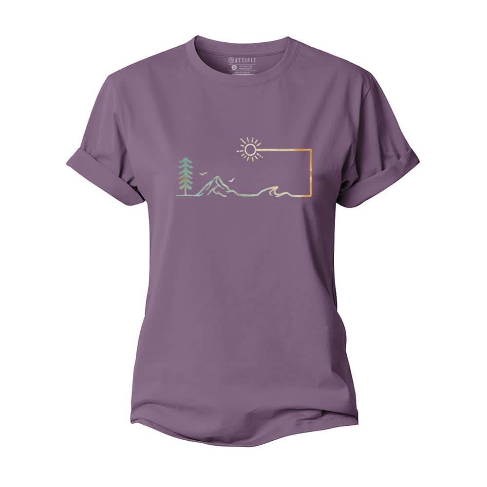 Colorful Nature Women's Cotton T-Shirt